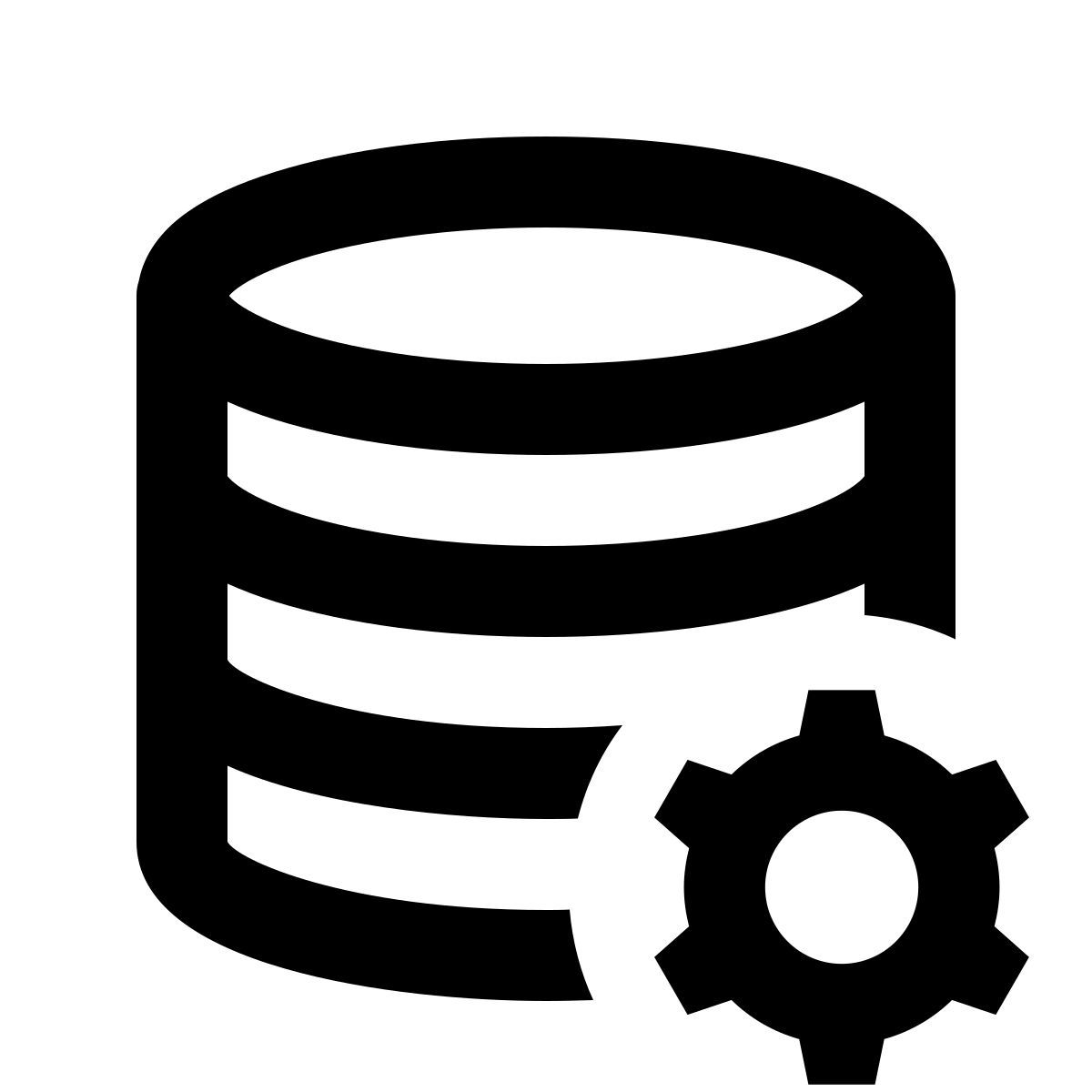 forma regular sharp style database administrator icon