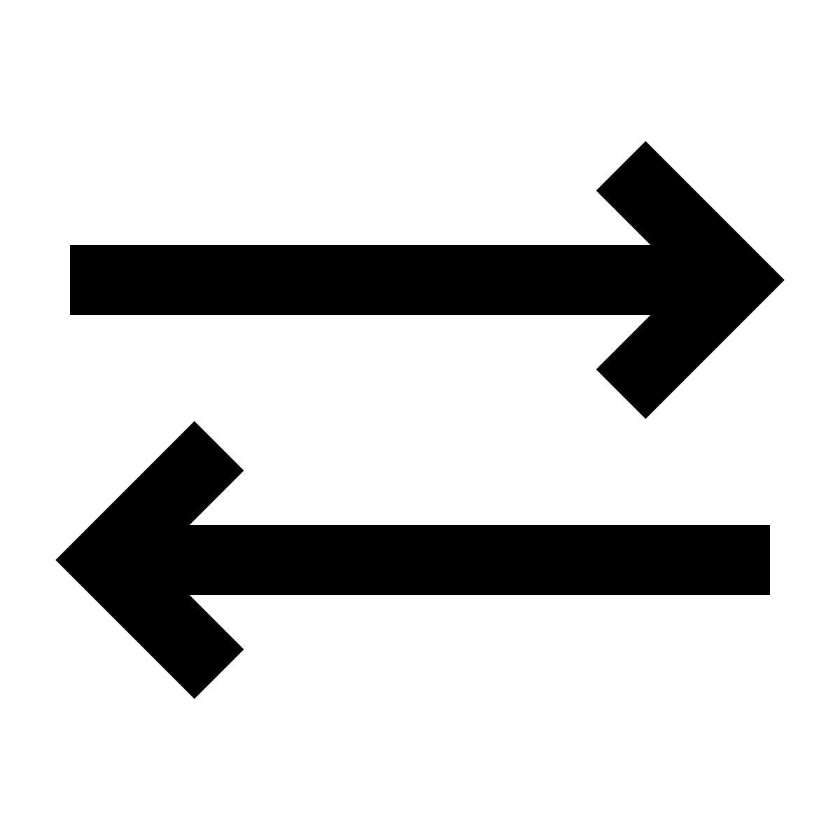 forma regular sharp style data transfer icon