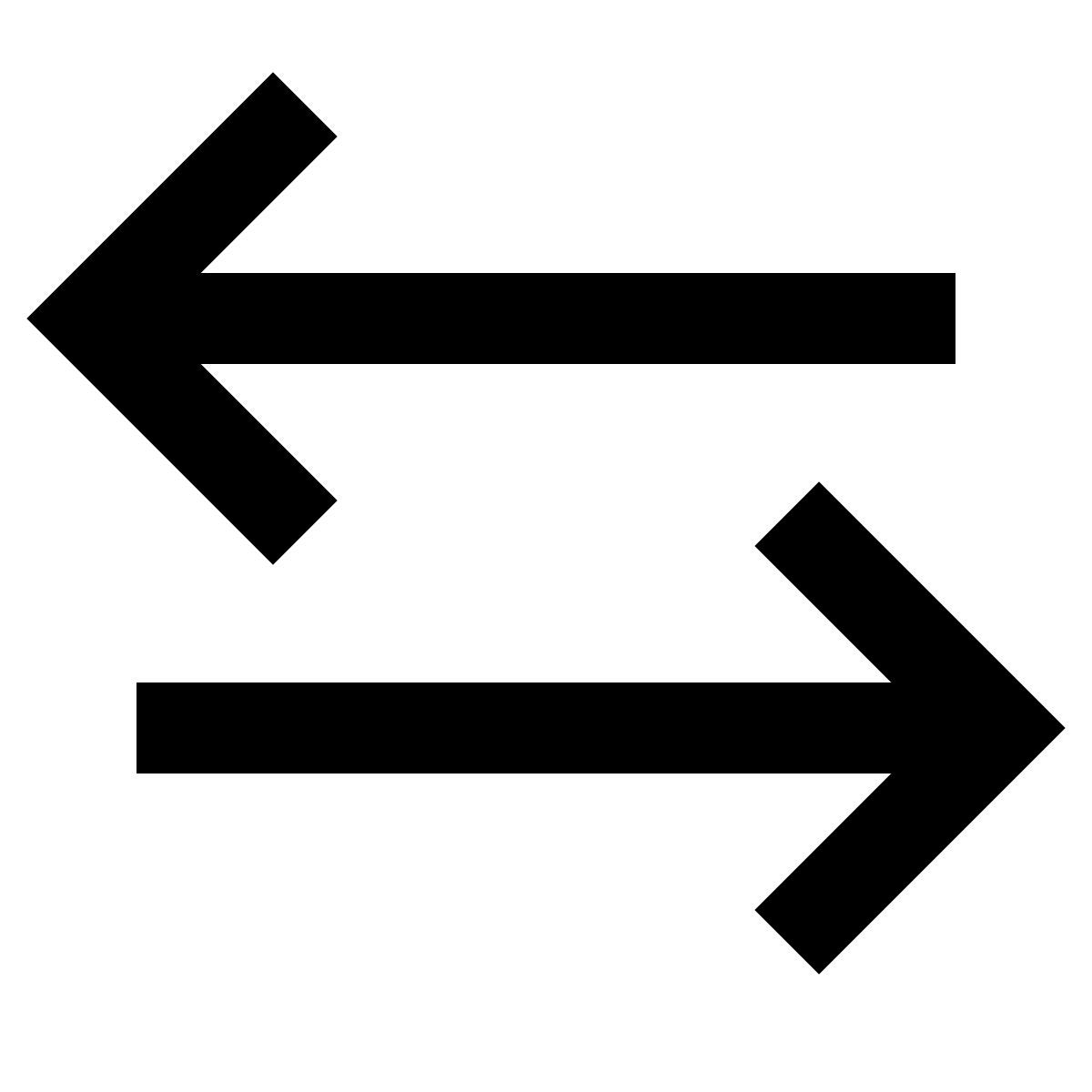 forma regular sharp style 在两个方向上的数据 icon