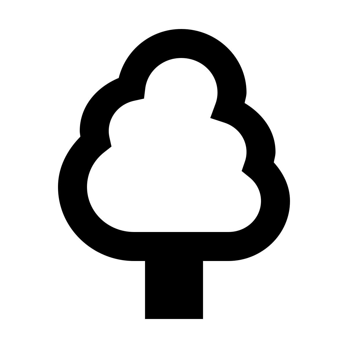 forma regular sharp style 落叶乔木 icon