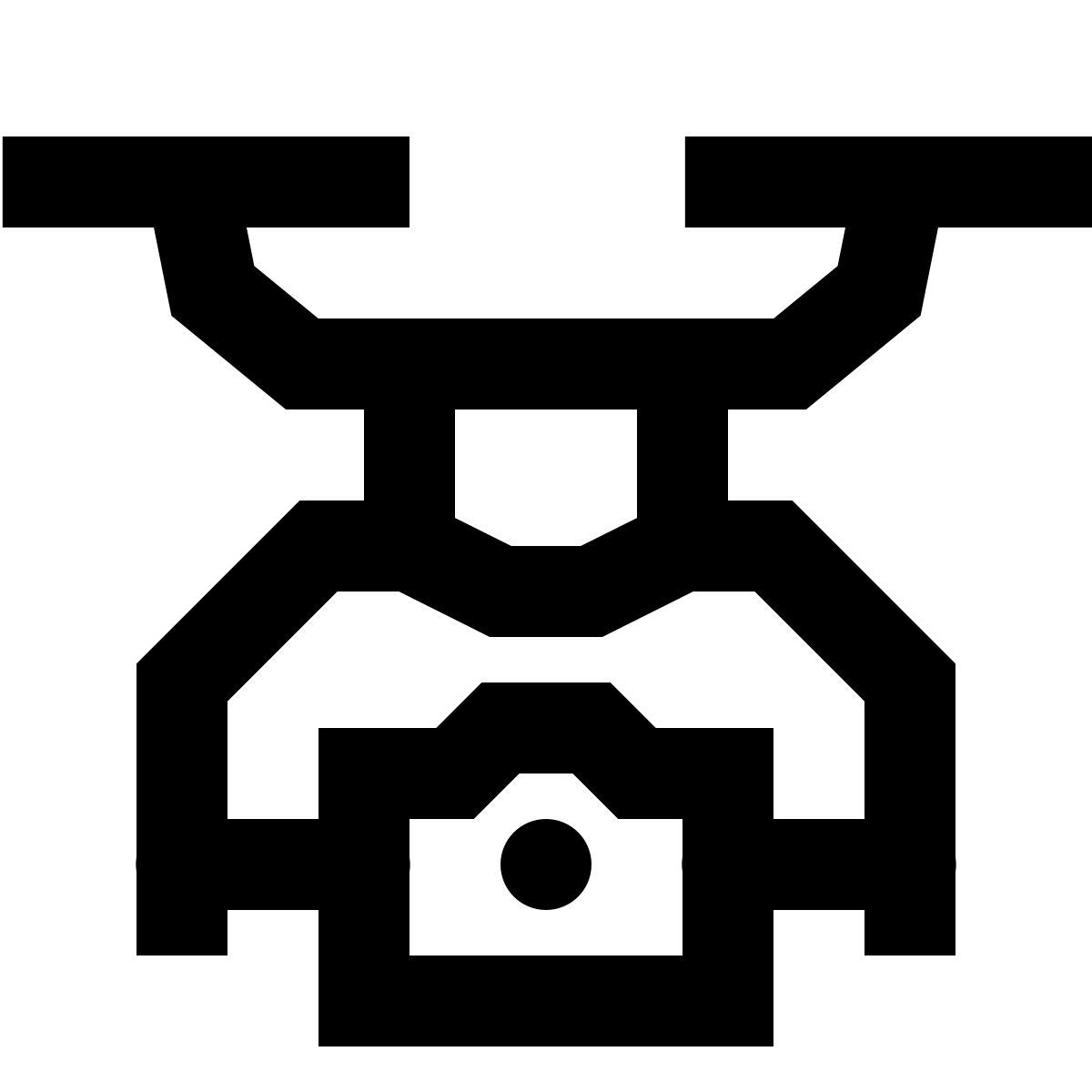 forma regular sharp style quadcopter icon
