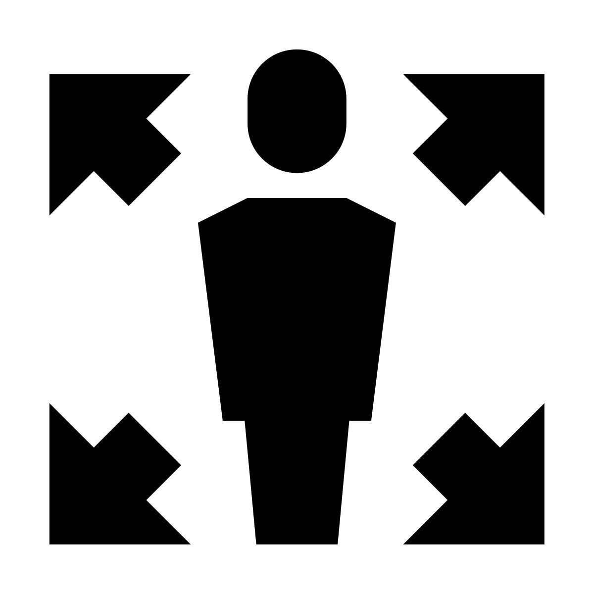 forma regular sharp style expand influence icon