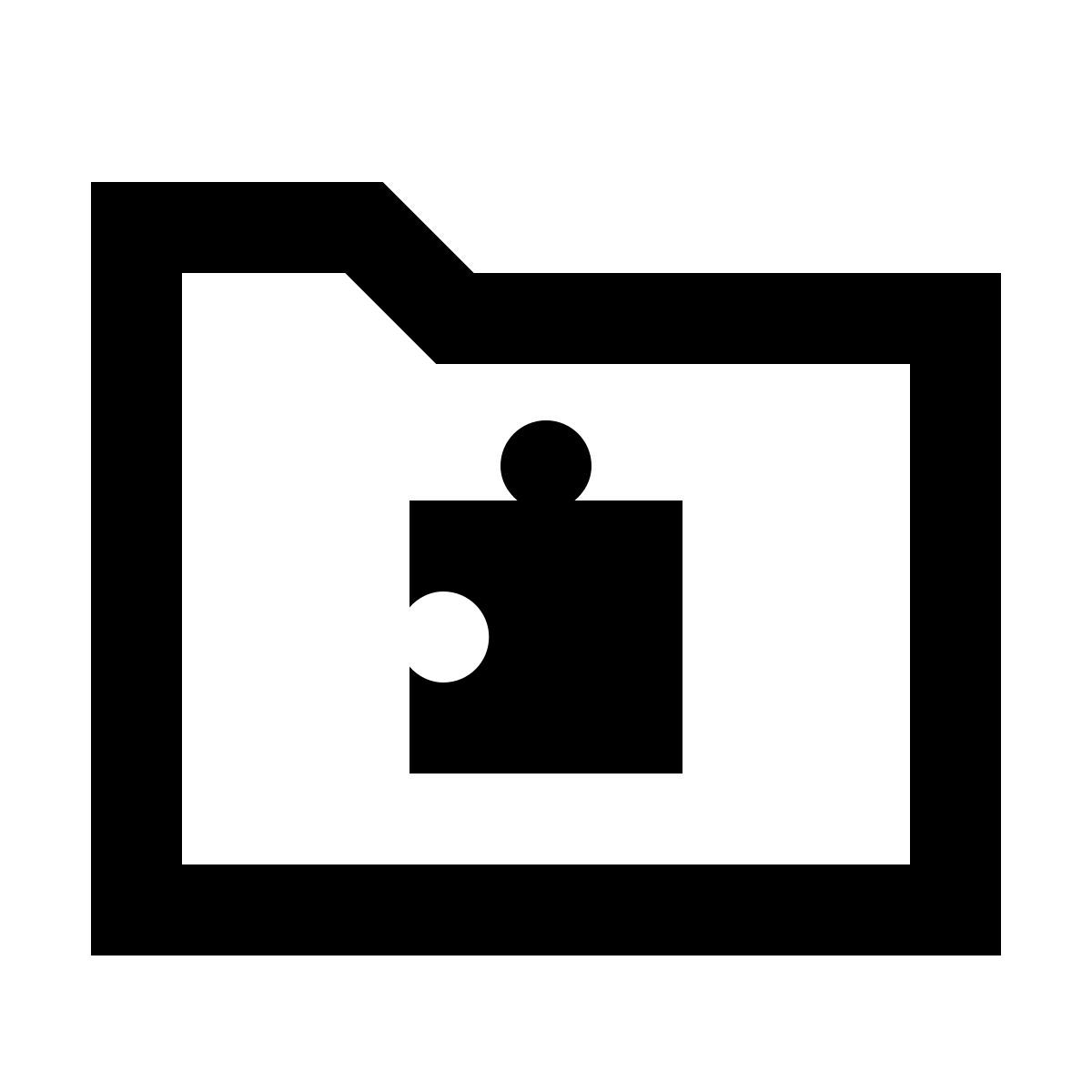 forma regular sharp style dossier d'extensions icon