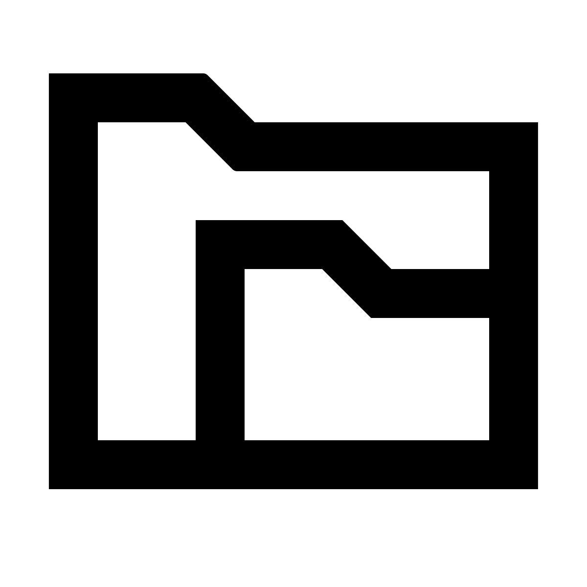 forma regular sharp style ficheiro submódulo icon