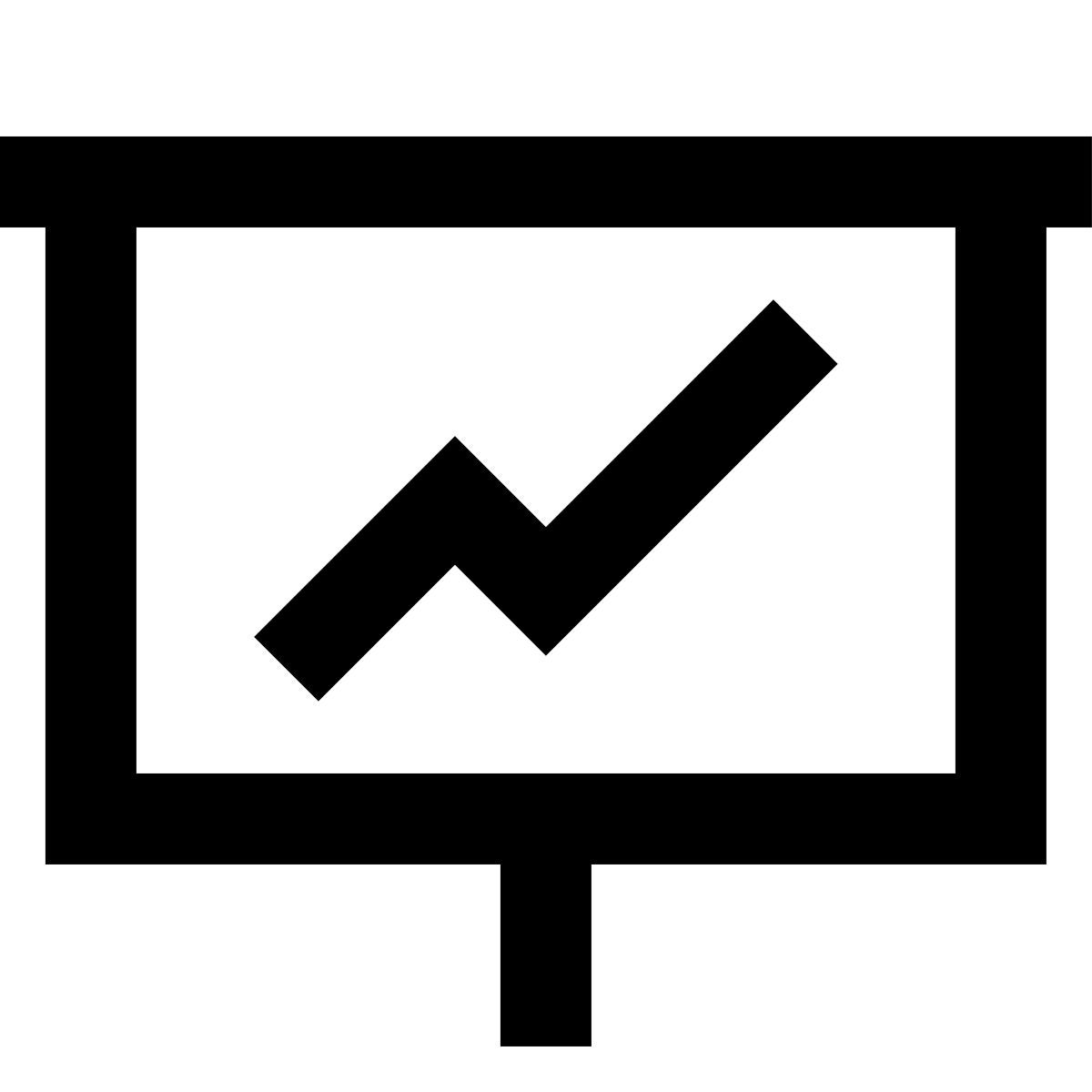 forma regular sharp style 재무 다이나믹 프레젠테이션 icon