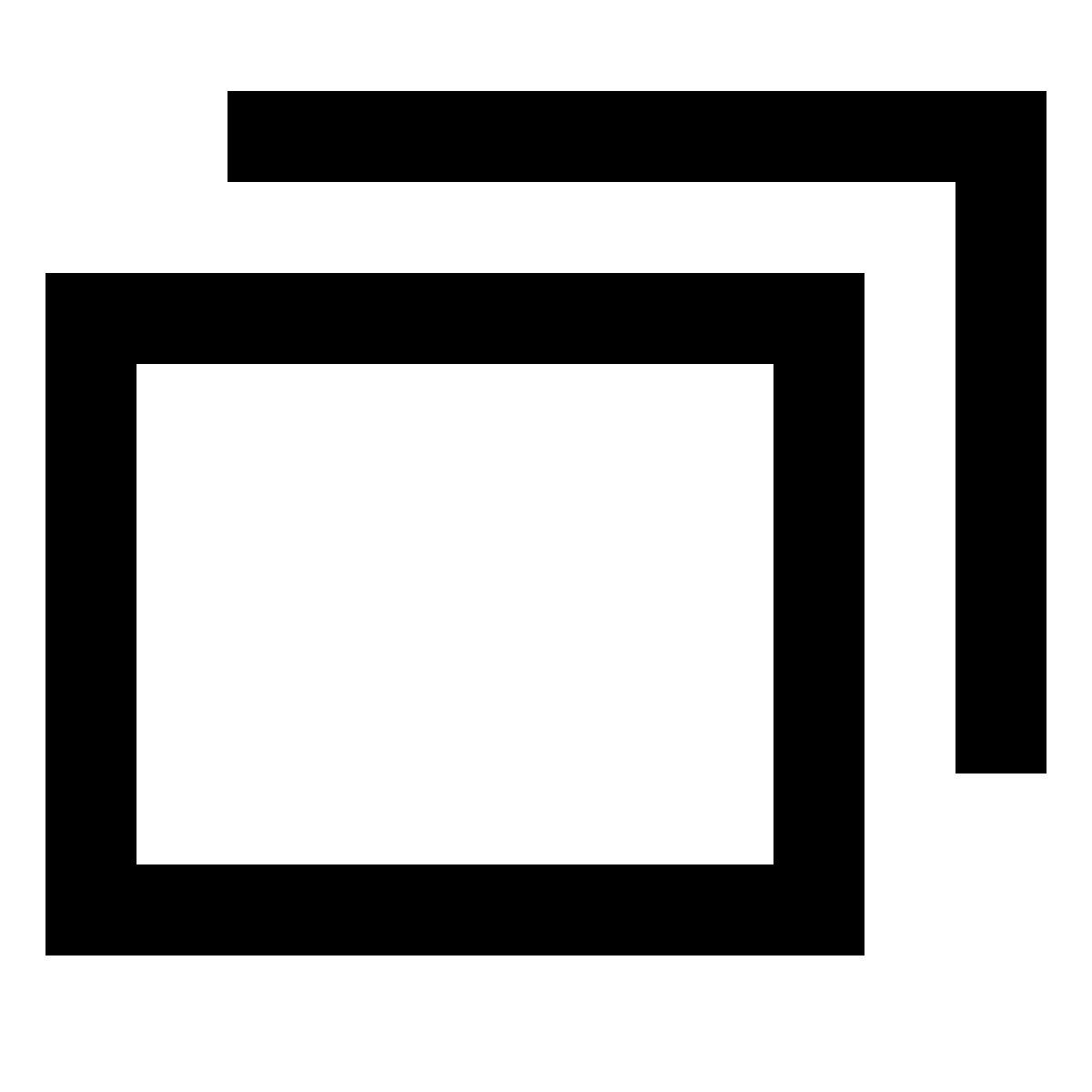 forma regular sharp style galería icon