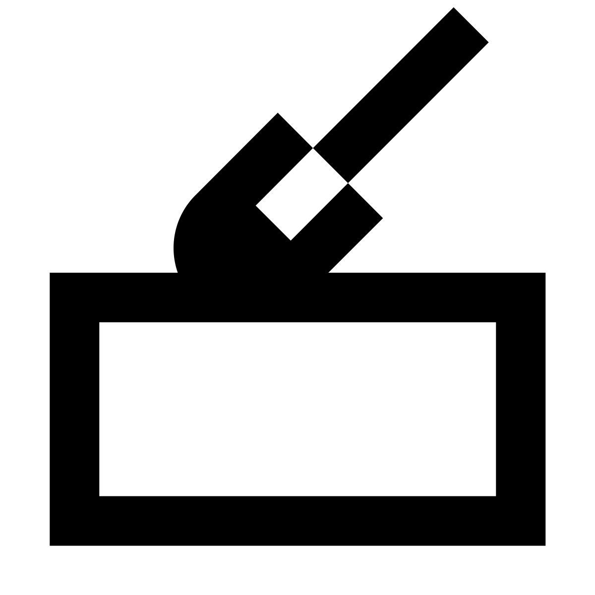 forma regular sharp style suelo icon