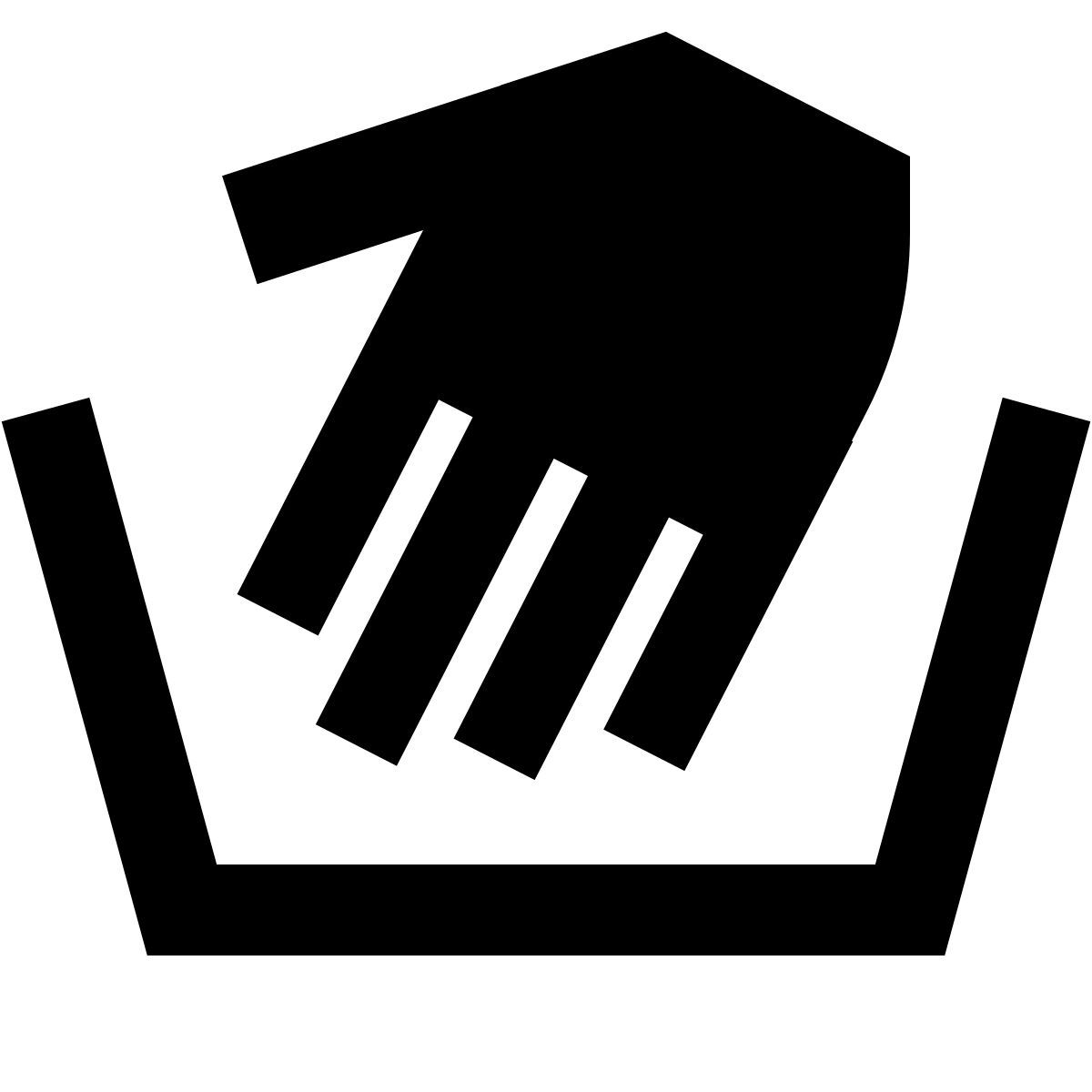 forma regular sharp style handwäsche icon