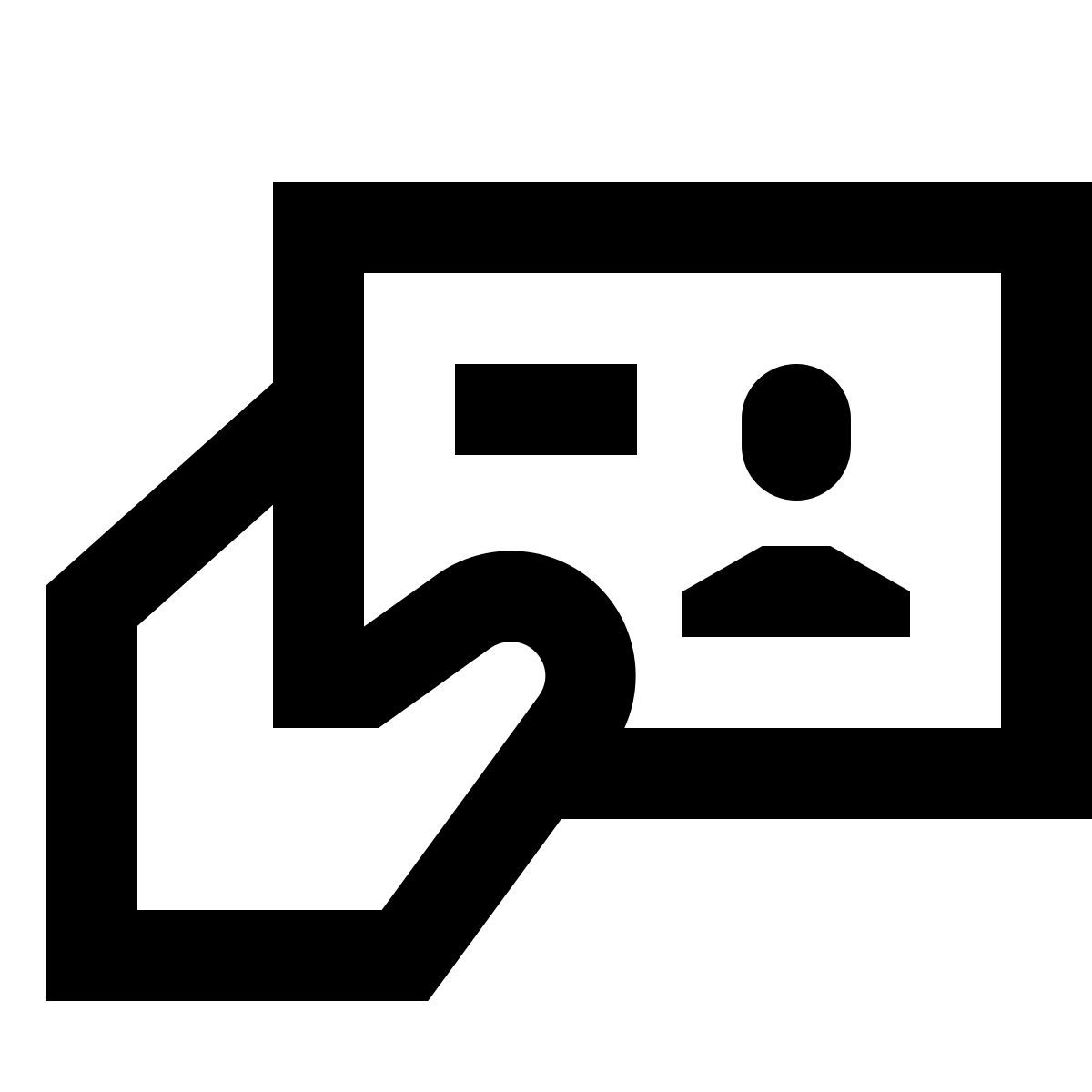 forma regular sharp style licencia de conducir icon