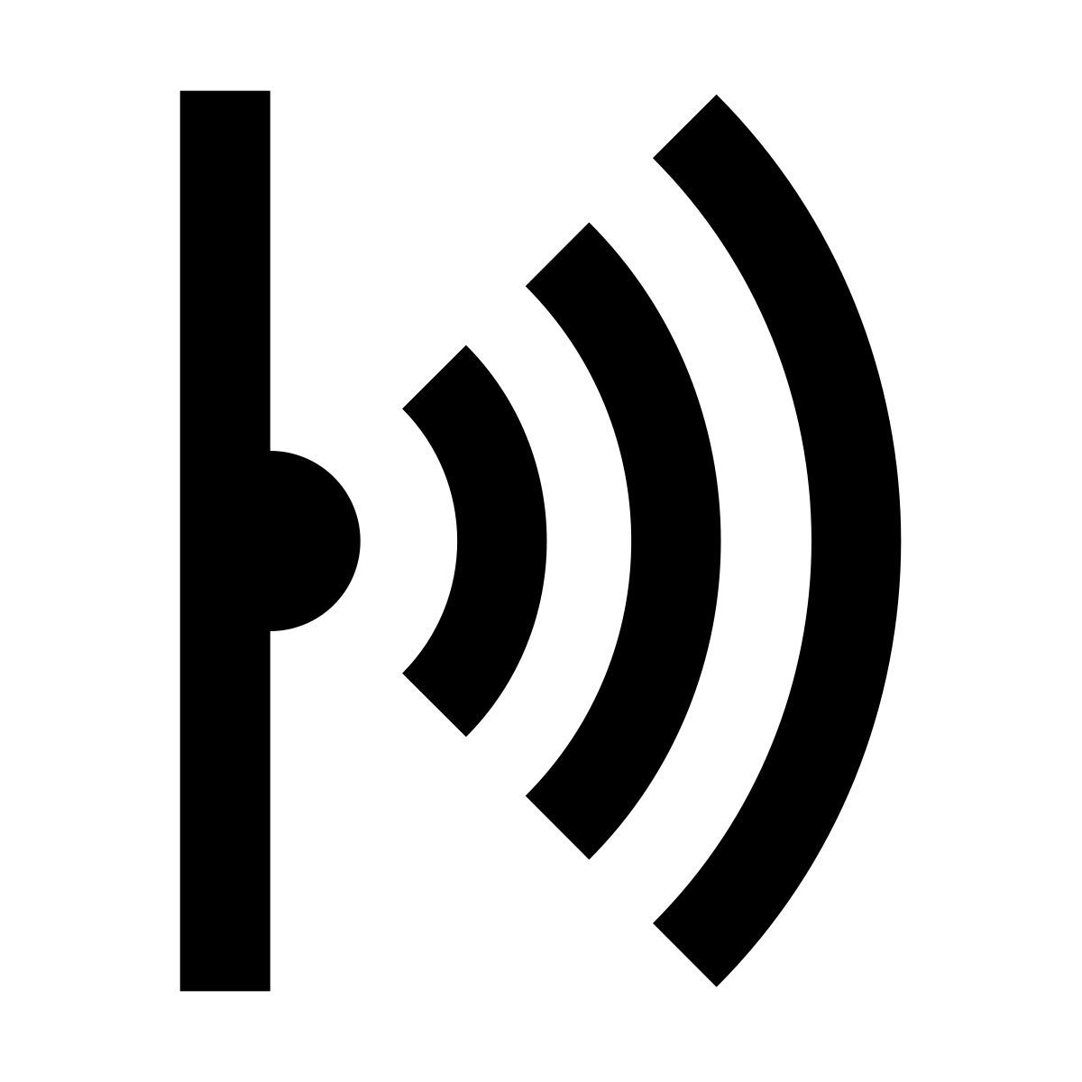 forma regular sharp style 红外光束发送 icon