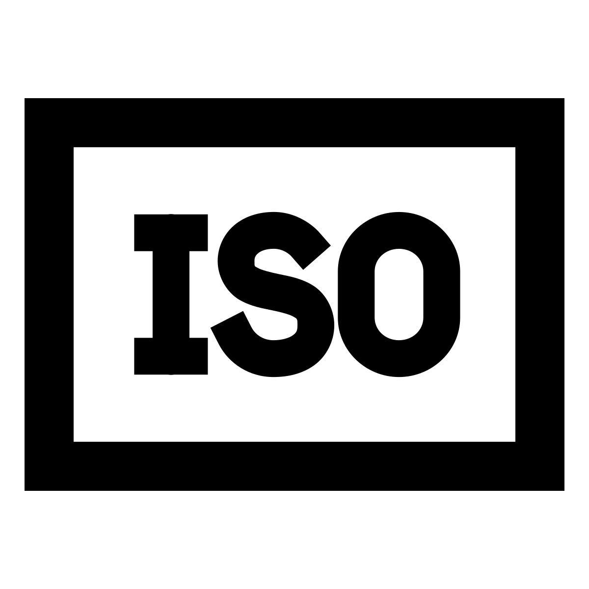 forma regular sharp style iso icon