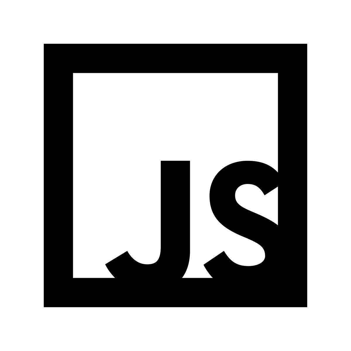 forma regular sharp style javascript icon