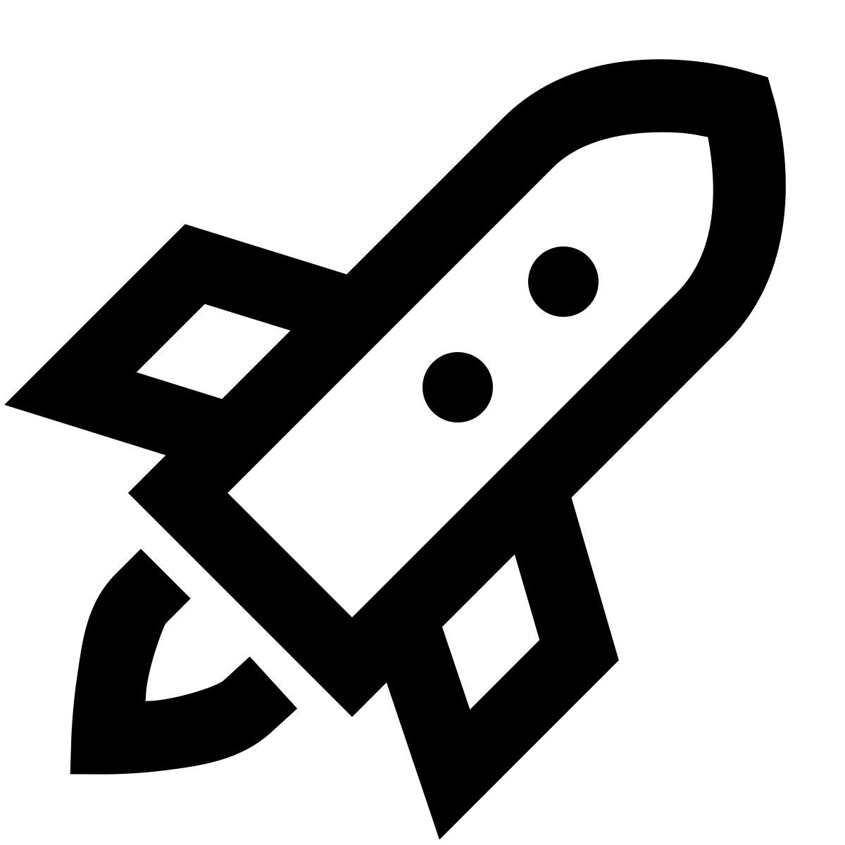 forma regular sharp style 火箭发射 icon