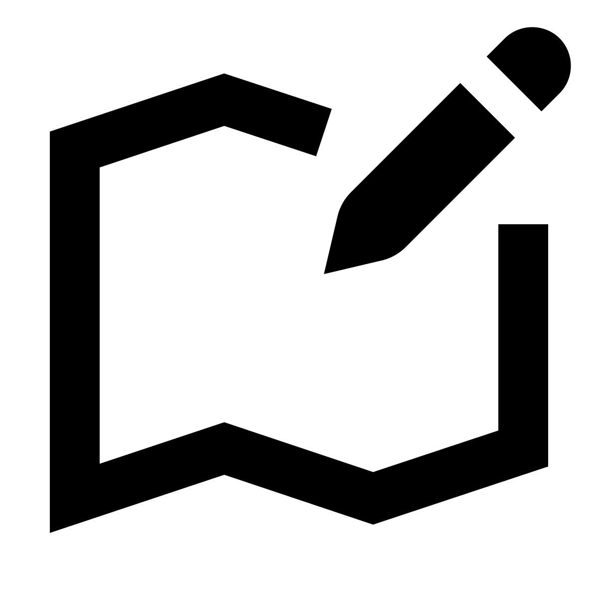 forma regular sharp style modifica mappa icon