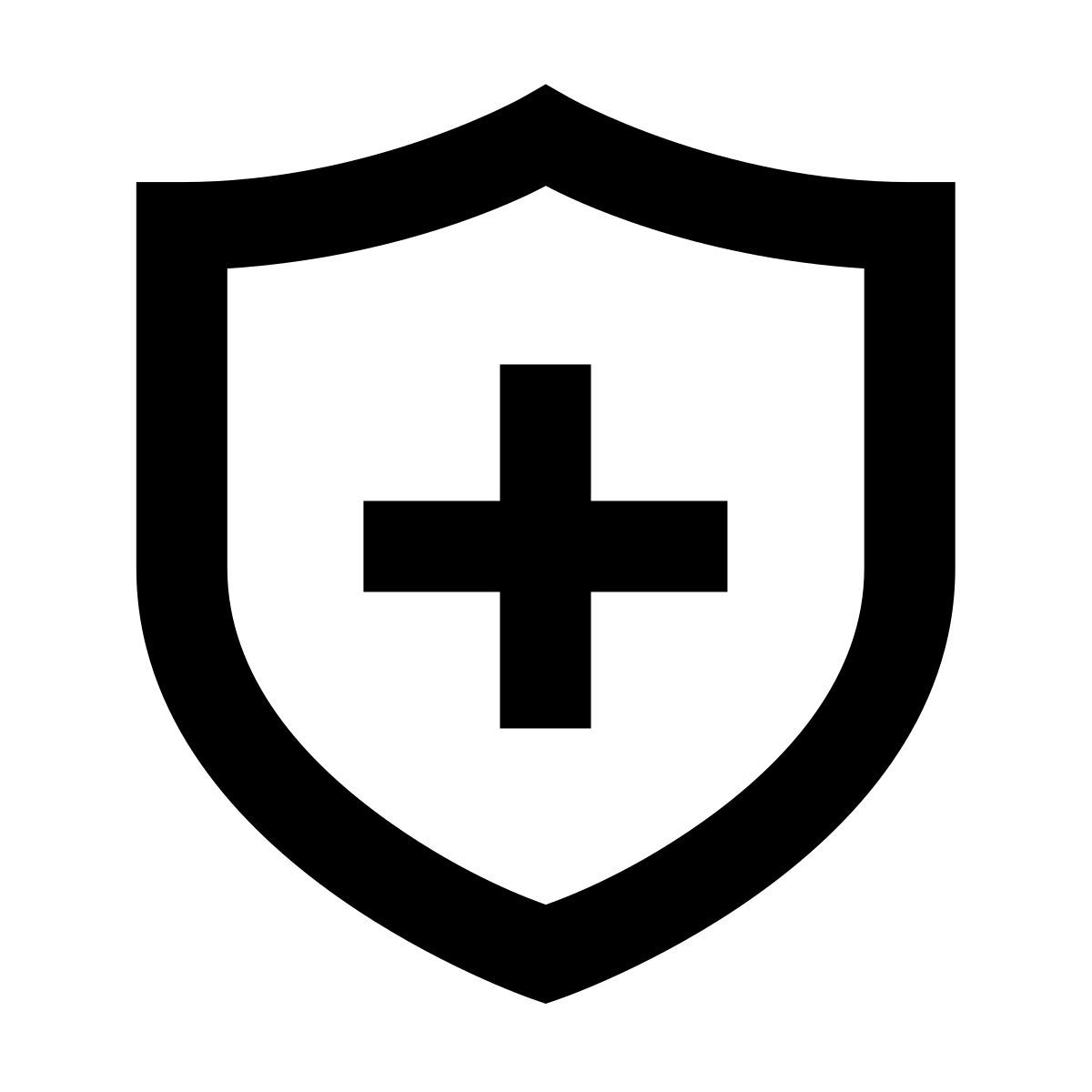 forma regular sharp style 의료 보험 icon