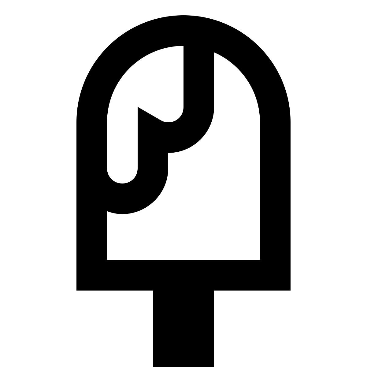 forma regular sharp style 融化的冰淇淋 icon