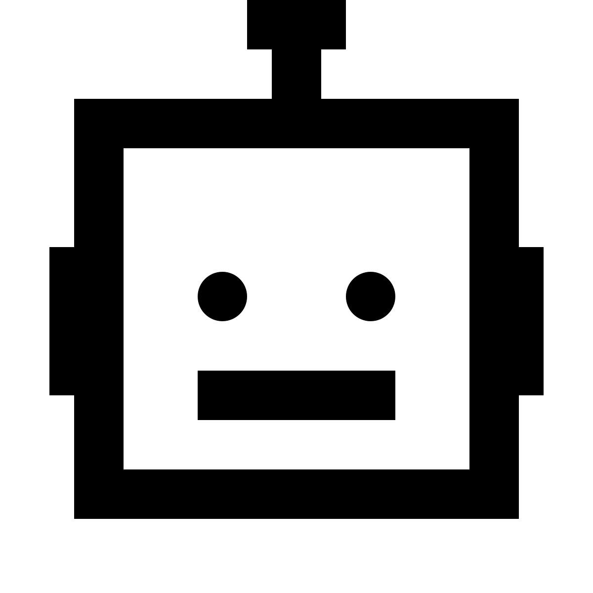 forma regular sharp style 消息机器人 icon