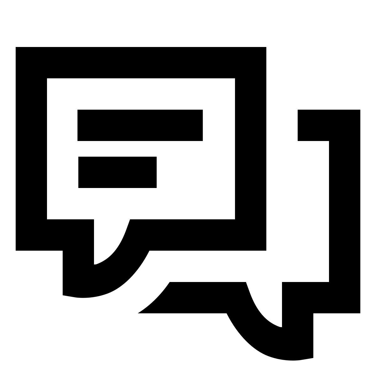 forma regular sharp style 消息 icon