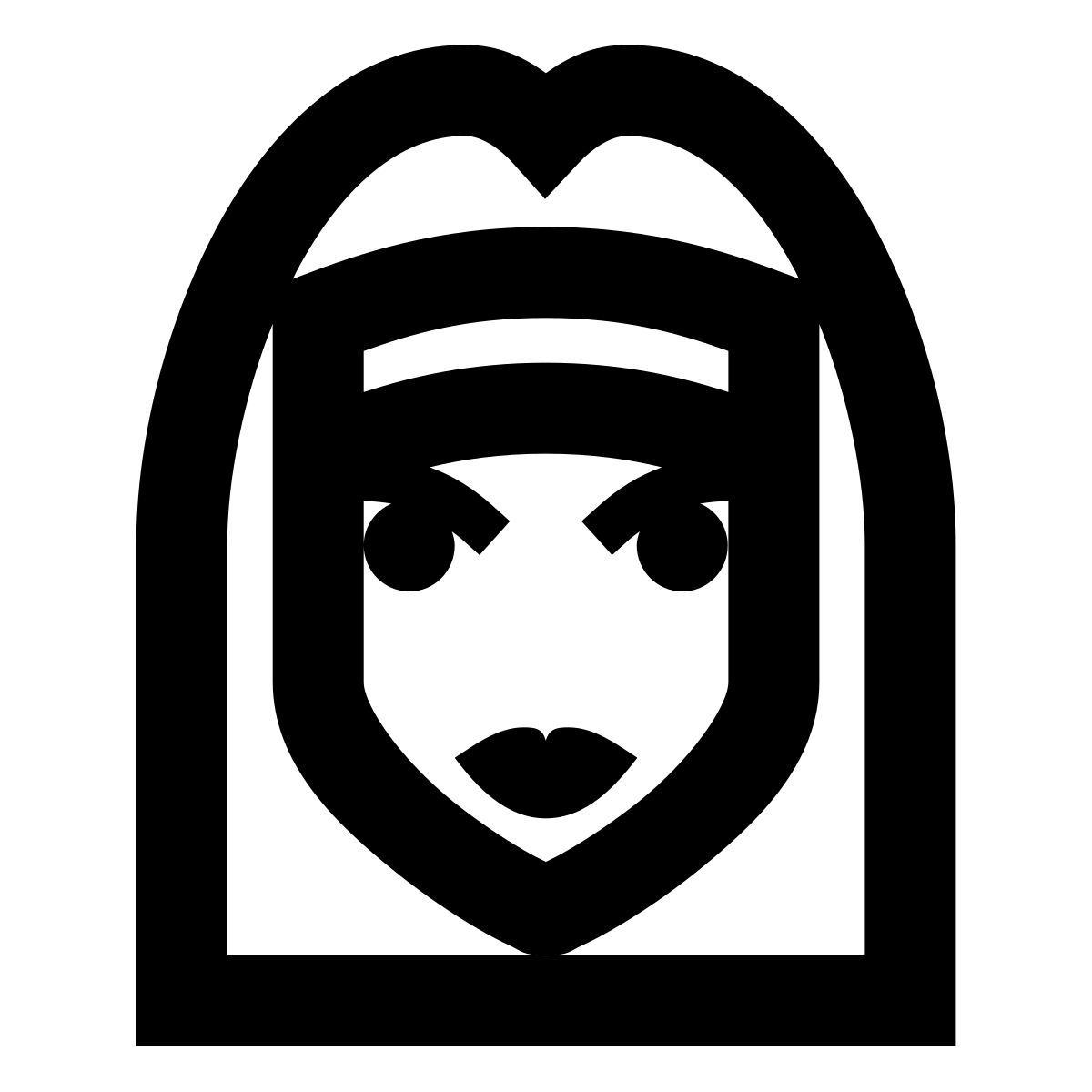 forma regular sharp style 걸어다니는 죽은 미숀 icon