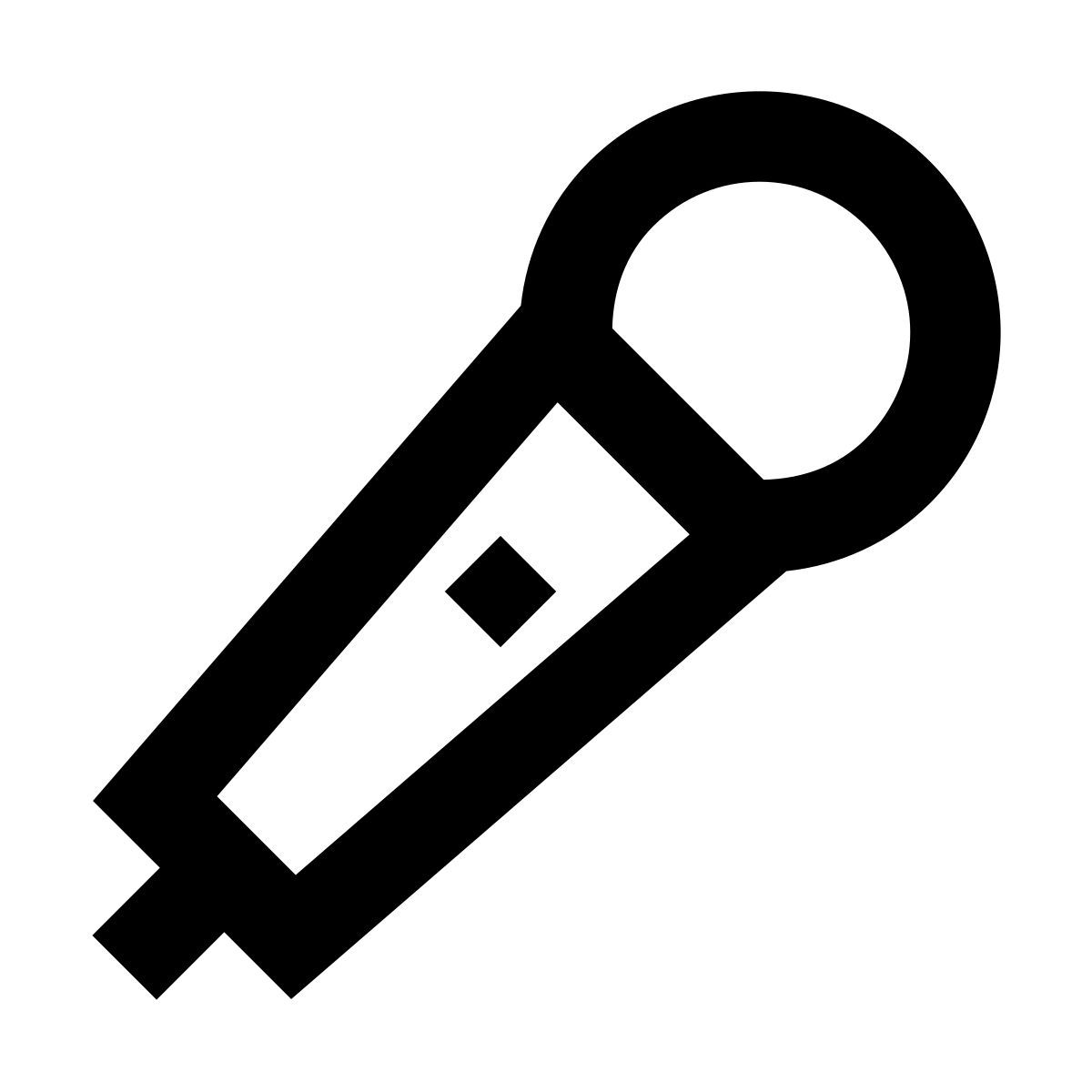 forma regular sharp style micrófono 2 icon