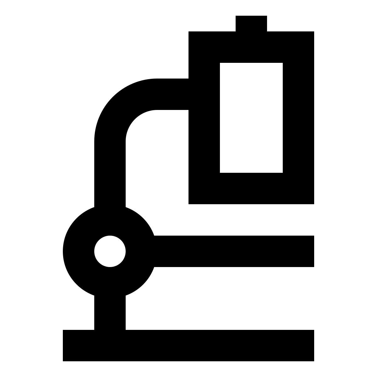 forma regular sharp style 현미경 icon