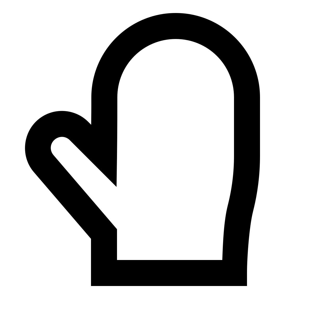 forma regular sharp style 连指手套 icon