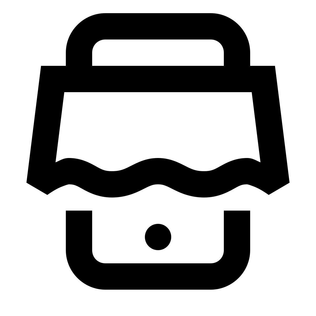 forma regular sharp style mobile shopping icon