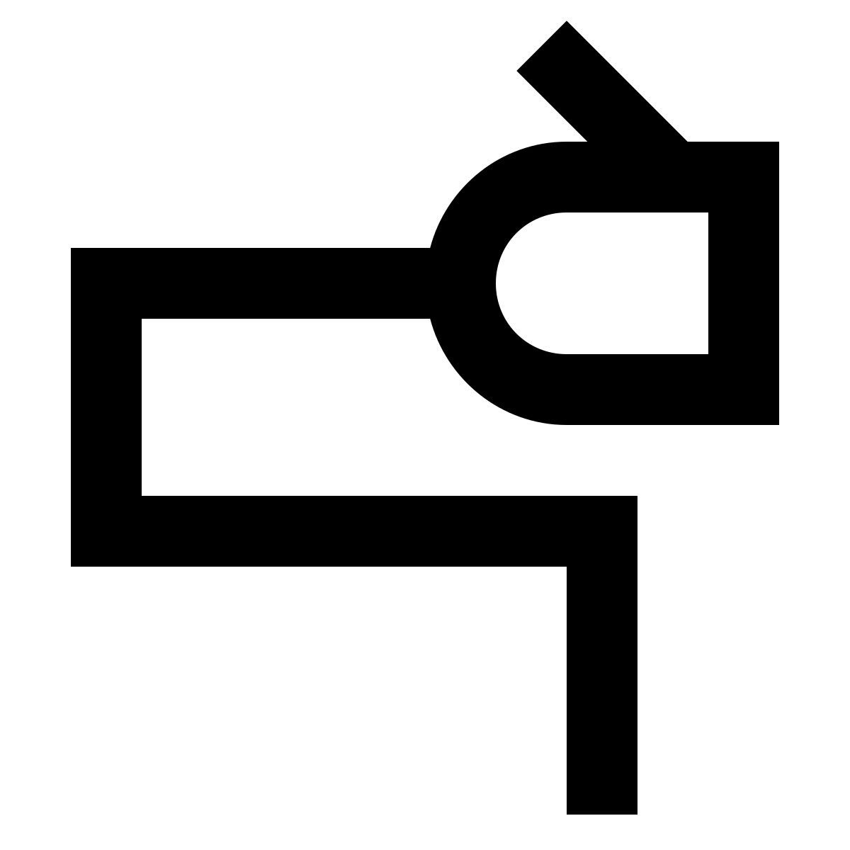 forma regular sharp style câble réseau icon