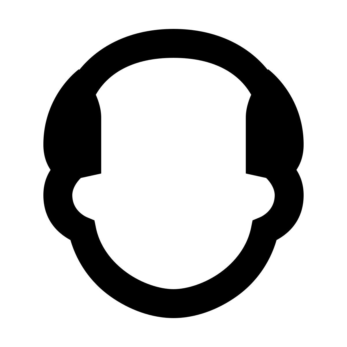 forma regular sharp style anciano icon