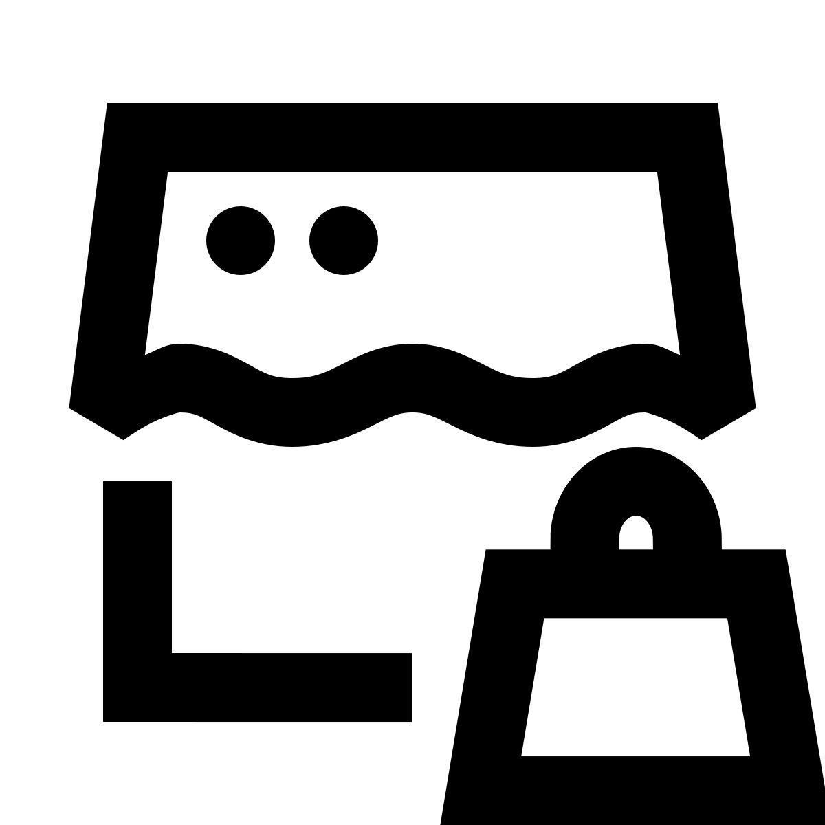 forma regular sharp style boutique en ligne sac à provisions icon