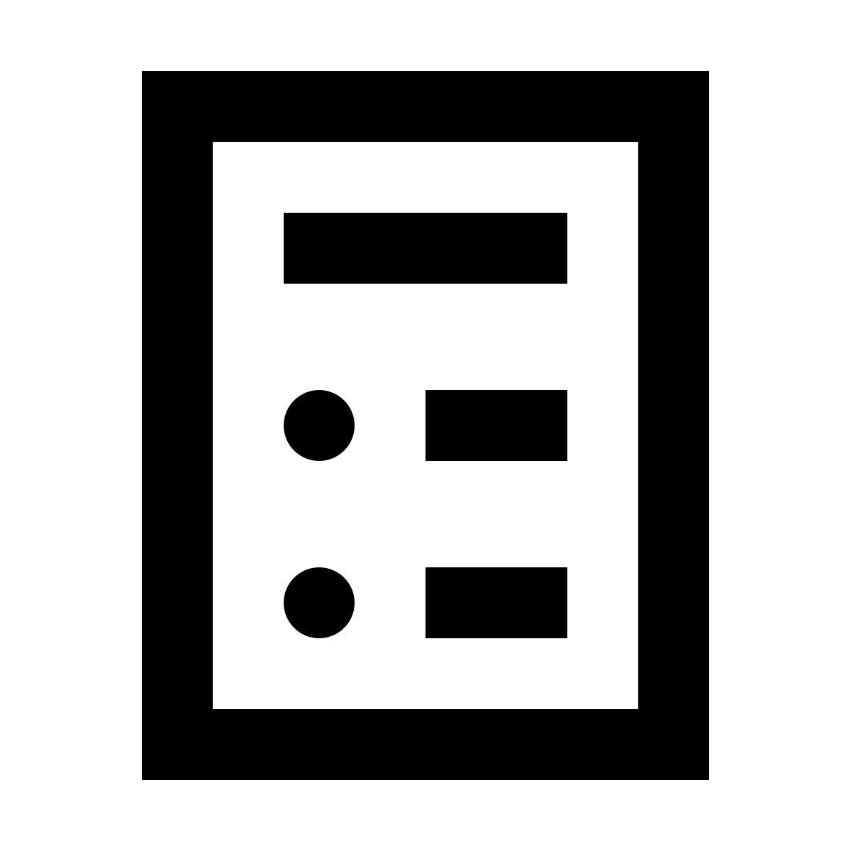 forma regular sharp style sommario icon
