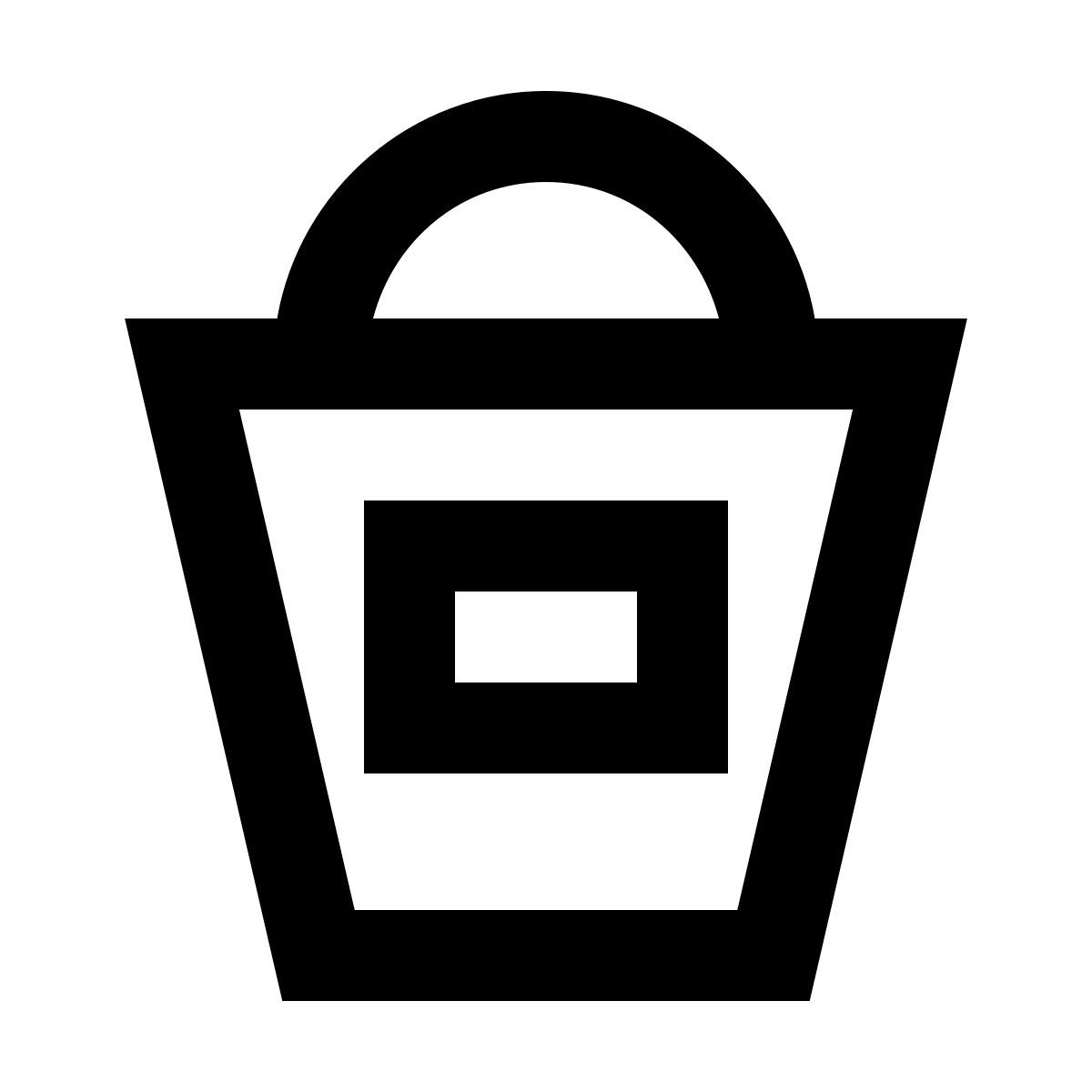 forma regular sharp style 油漆桶带有标签 icon