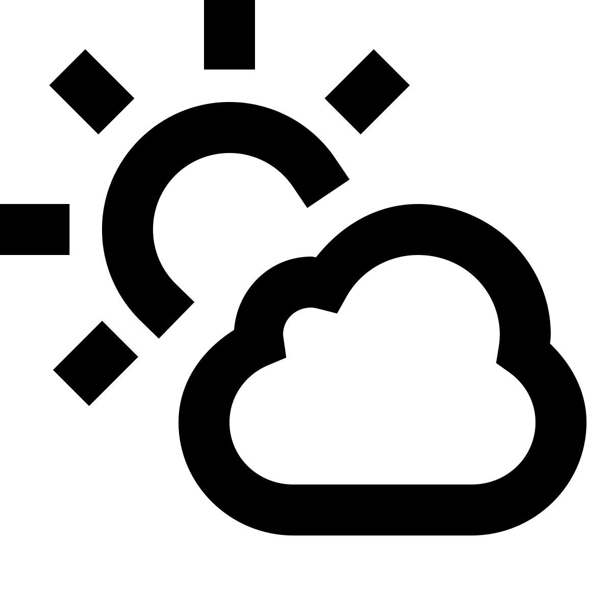 forma regular sharp style 白天晴间多云 icon