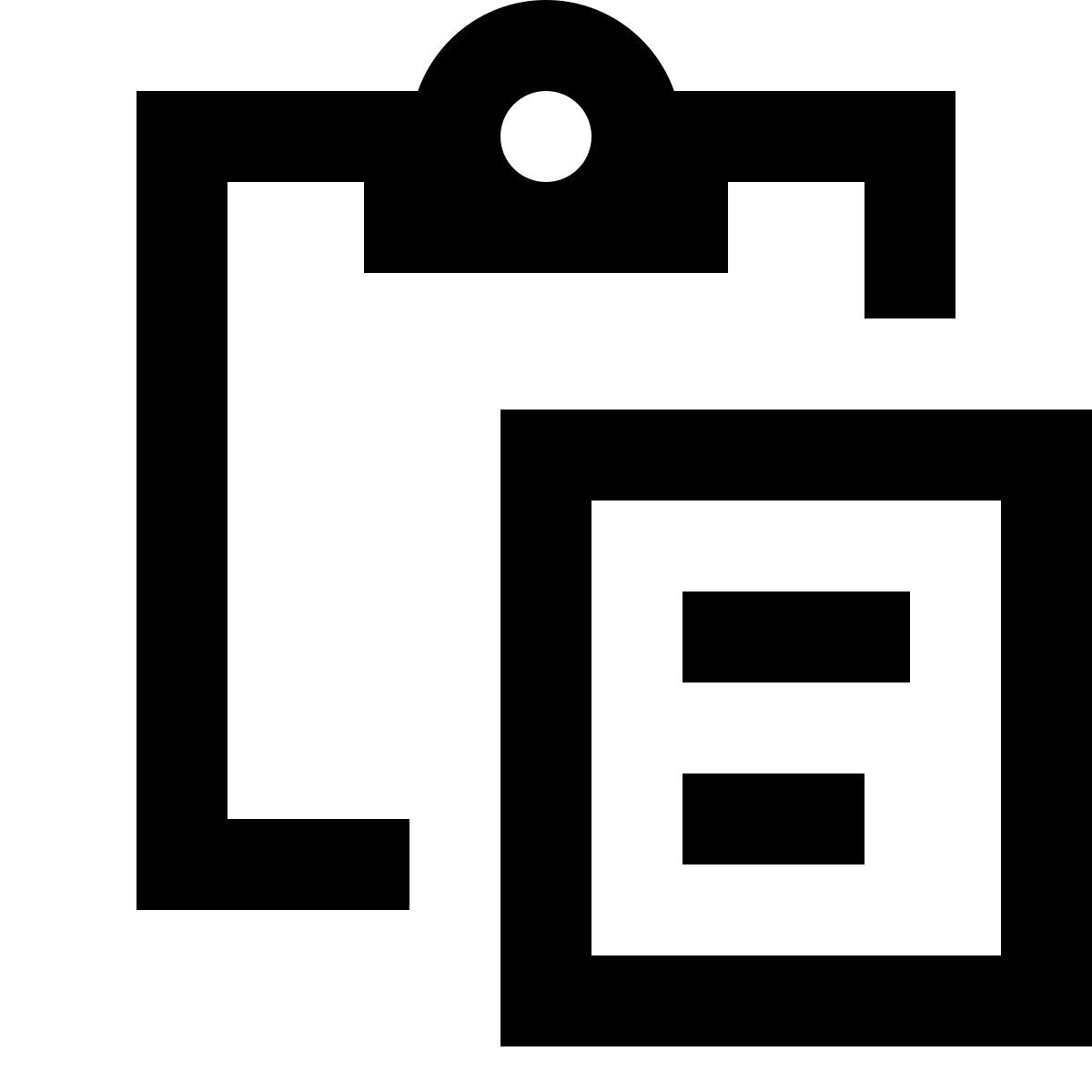 forma regular sharp style paste icon