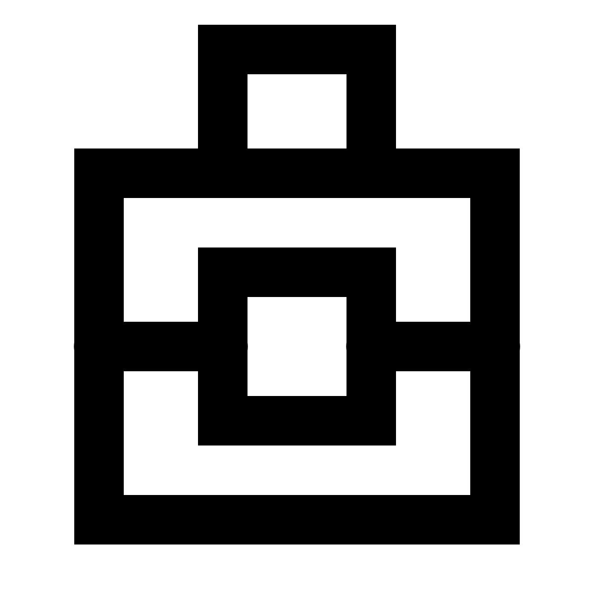 forma regular sharp style botella de perfume icon