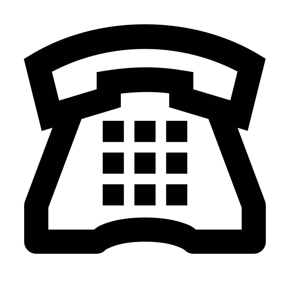 forma regular sharp style 电话 icon