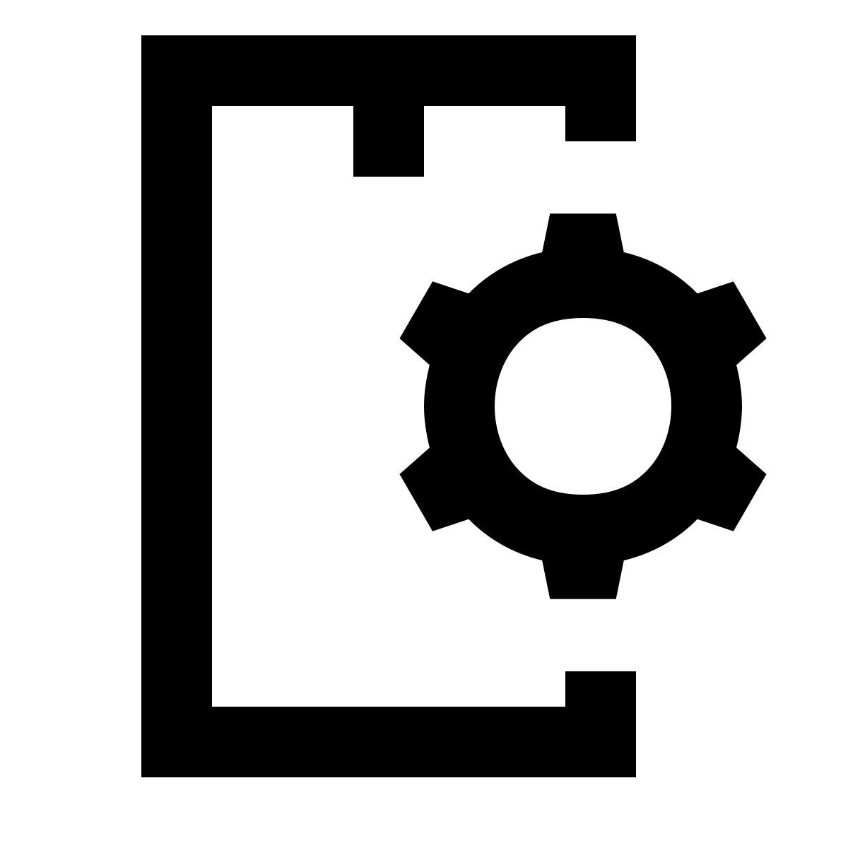 forma regular sharp style phonelink 설정 icon