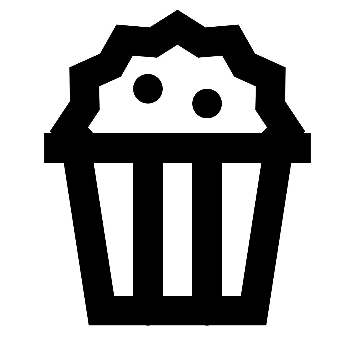 forma regular sharp style popcorn icon