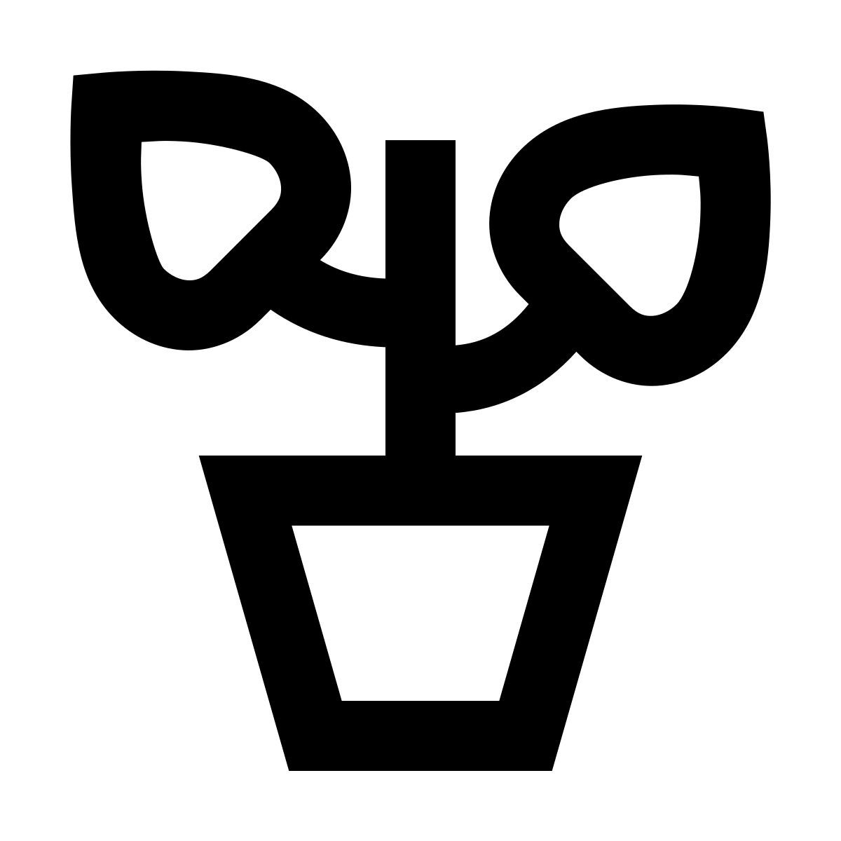 forma regular sharp style 盆栽 icon