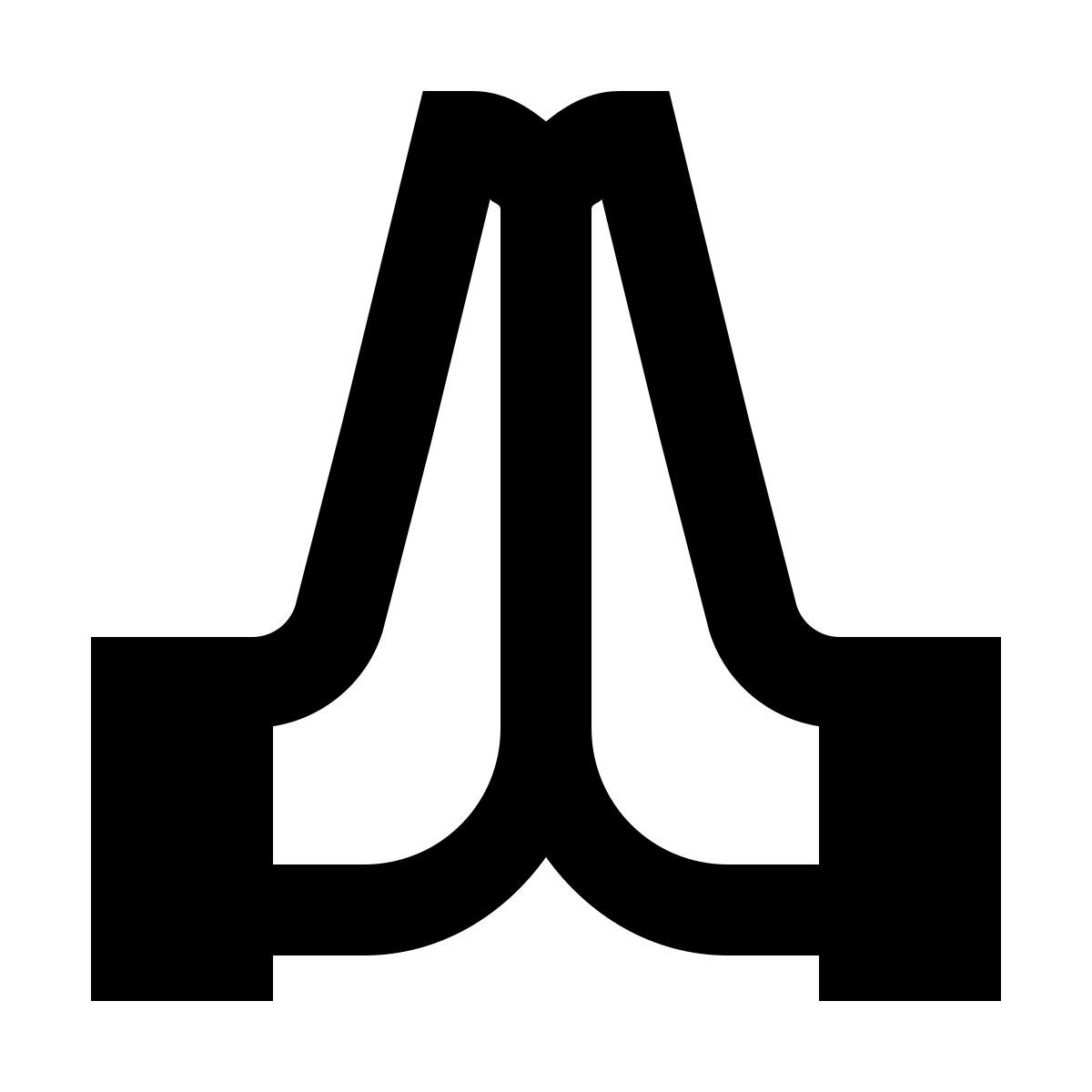 forma regular sharp style 祈祷 icon