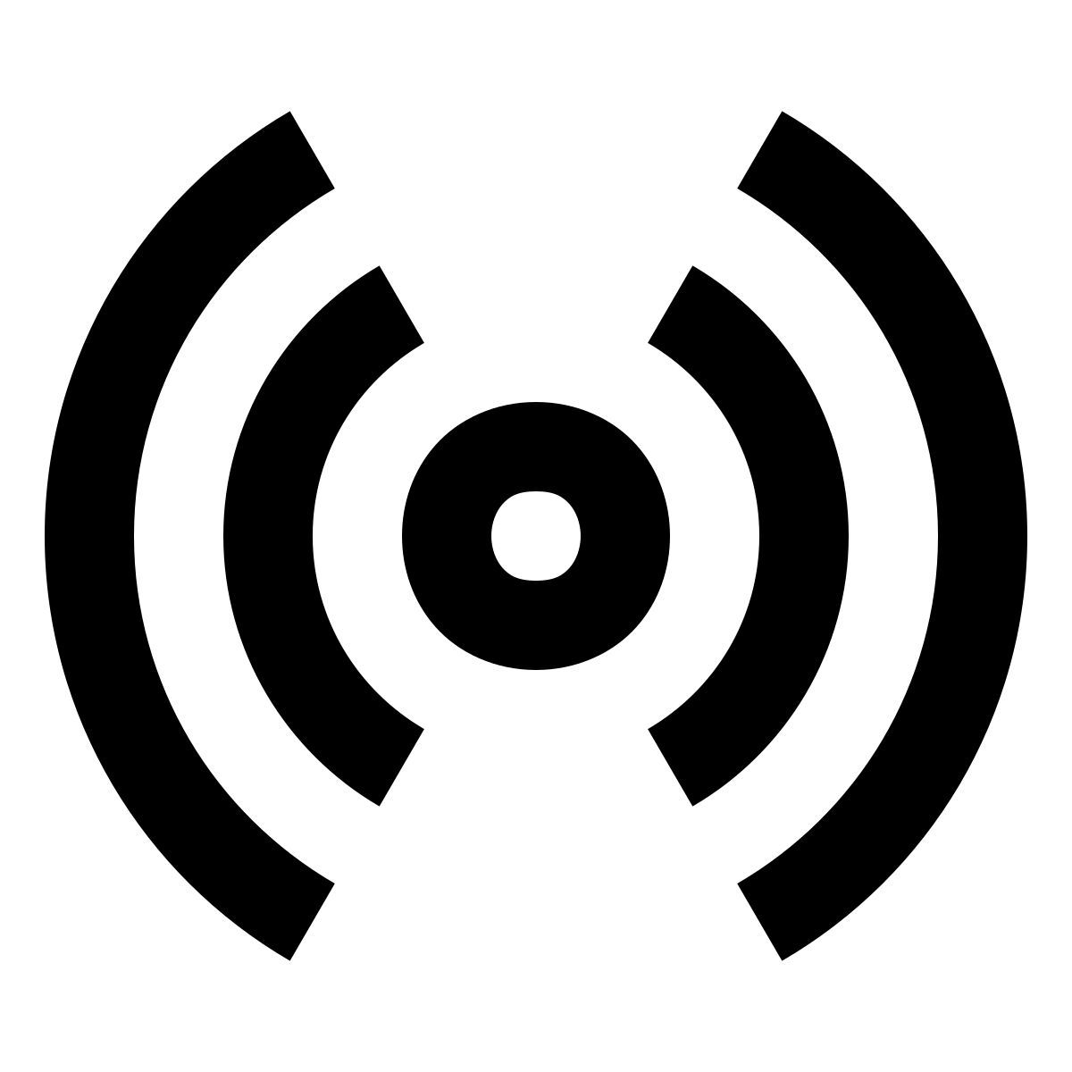 forma regular sharp style radiowellen icon