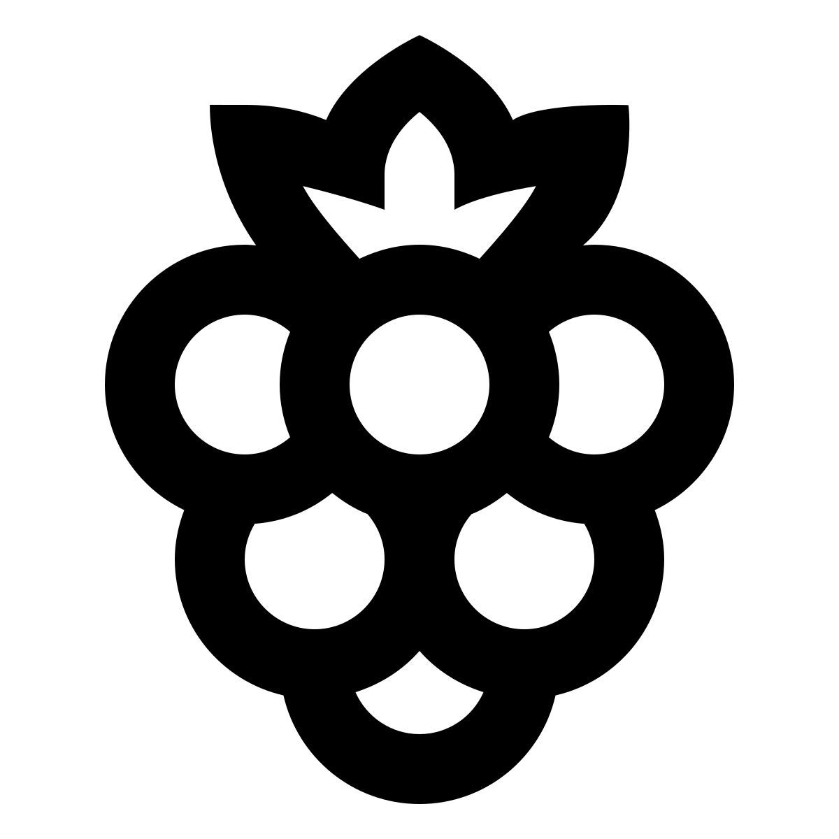 forma regular sharp style 산딸기 icon