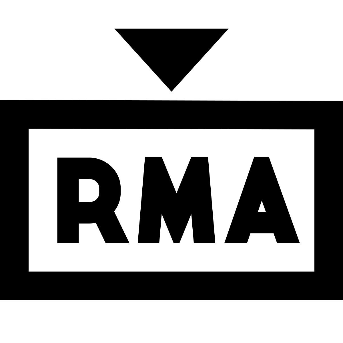 forma regular sharp style return merchandise authorization icon