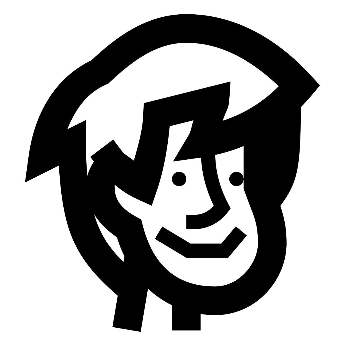 forma regular sharp style 史酷比毛茸茸的罗杰斯 icon