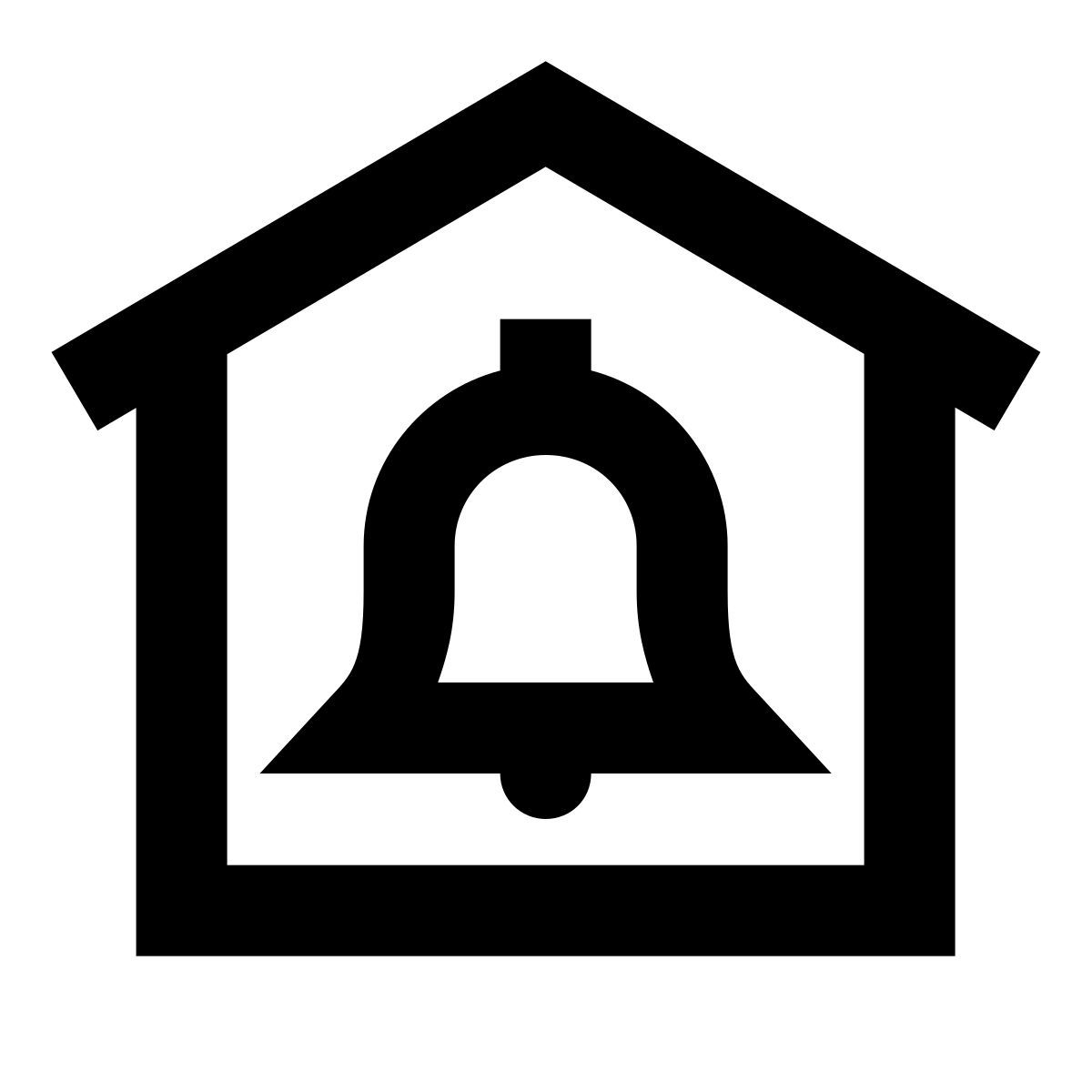 forma regular sharp style 경보 시스템에 의해 보안 icon