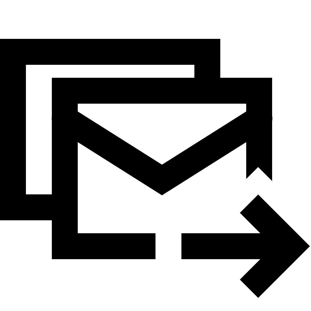 forma regular sharp style 群发电子邮件 icon