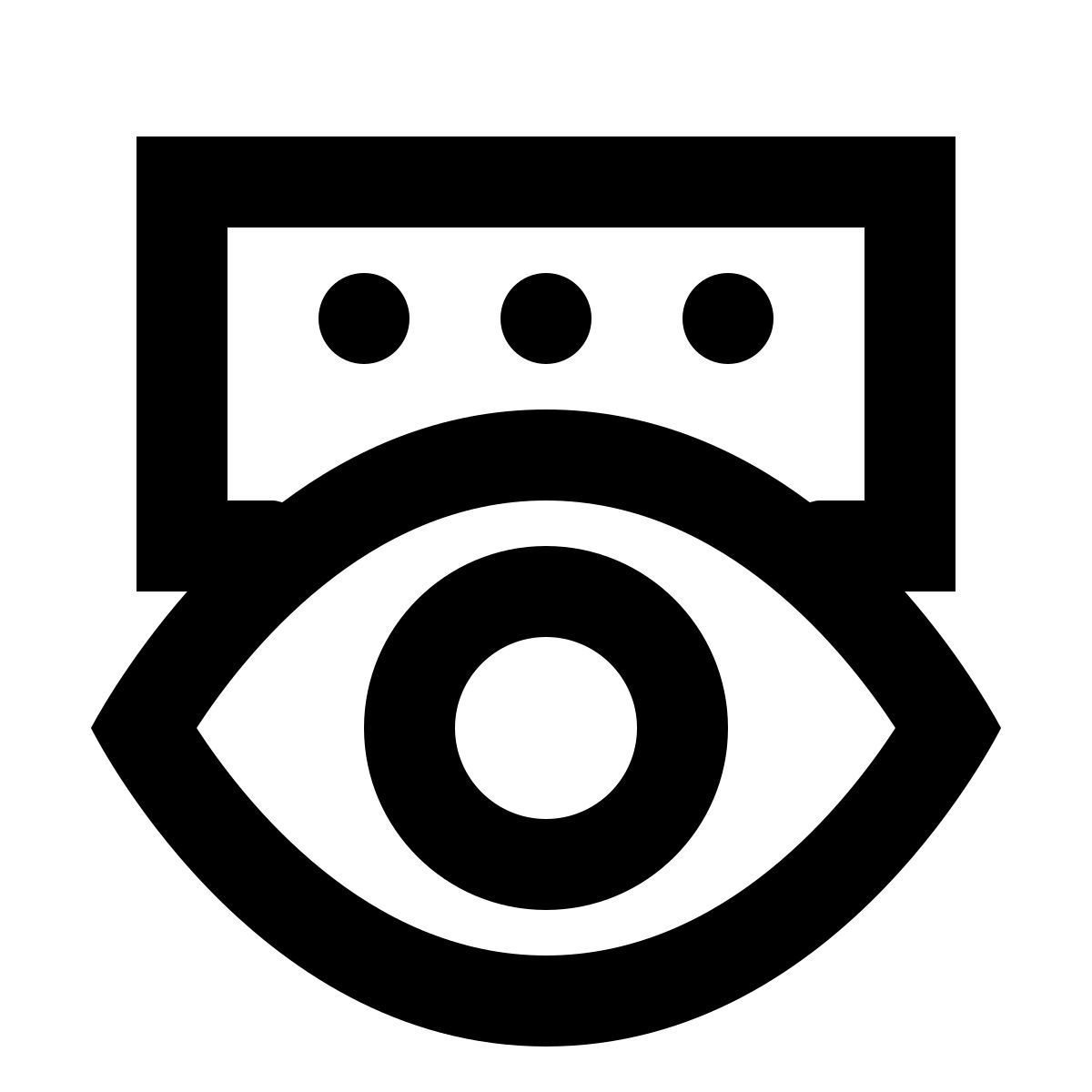 forma regular sharp style mostrar contraseña icon