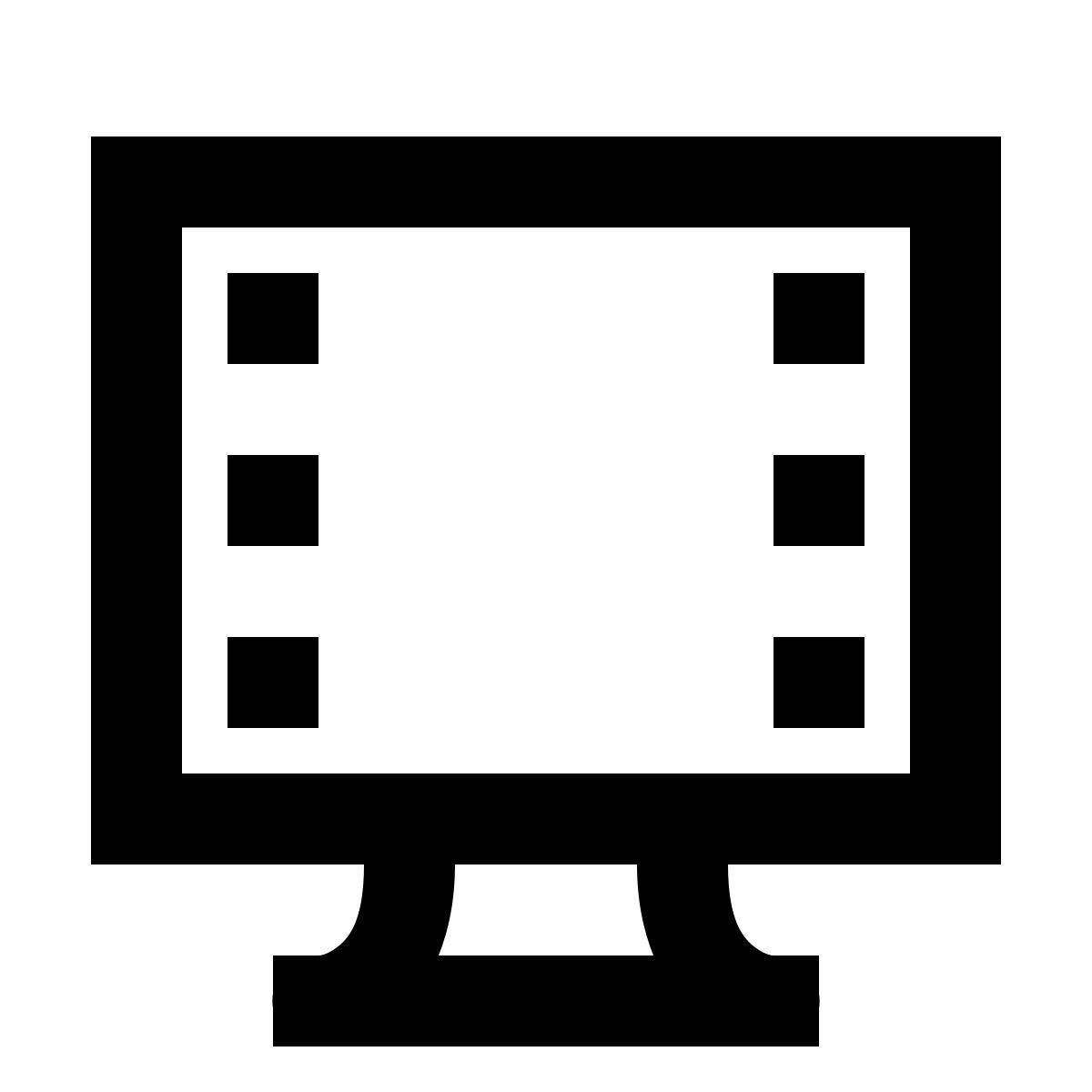 forma regular sharp style 显示视频帧 icon