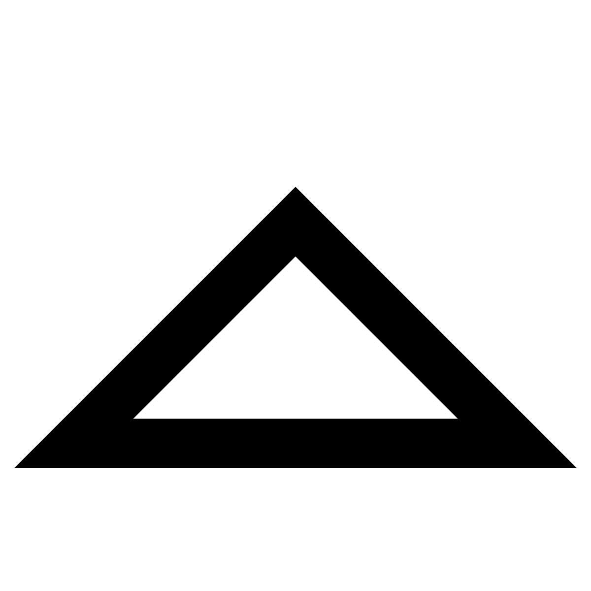 forma regular sharp style ordine crescente icon