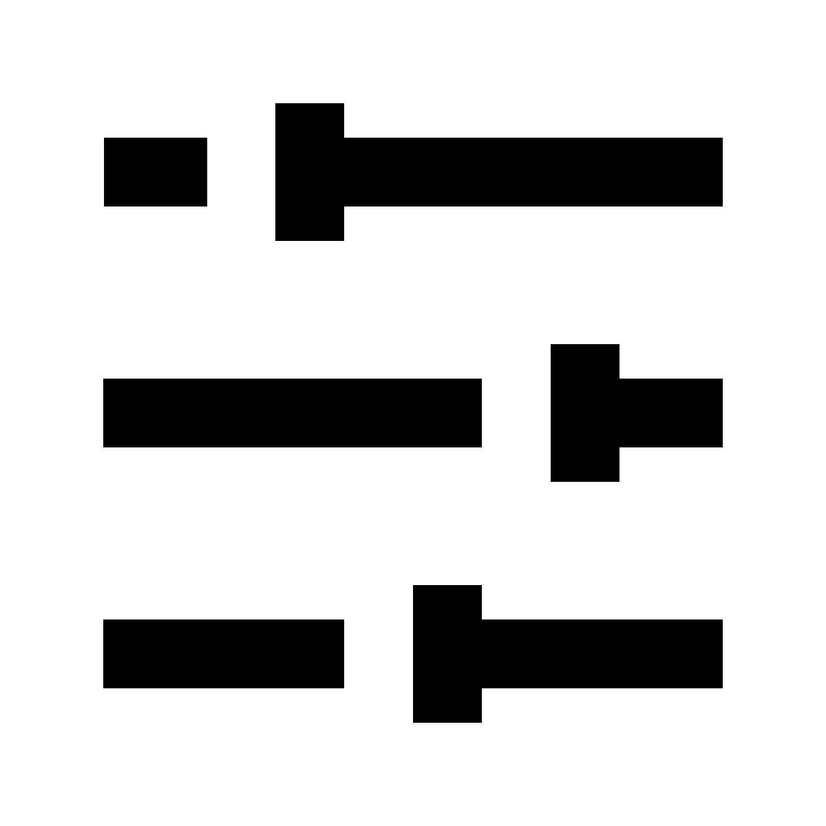 forma regular sharp style slider icon